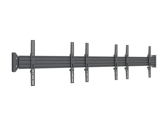 Multibrackets Fixed 32"-75" Pro Series Wall-to-Wall Display Mount For 3 Screen Wall Mount Bracket Multibrackets
