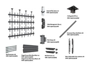 Multibrackets MBC4X4U Adjustable Display Ceiling Mount Pro Ceiling Mount Bracket Multibrackets