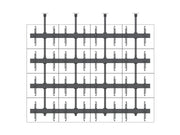 Multibrackets MBC4X4U Adjustable Display Ceiling Mount Pro Ceiling Mount Bracket Multibrackets