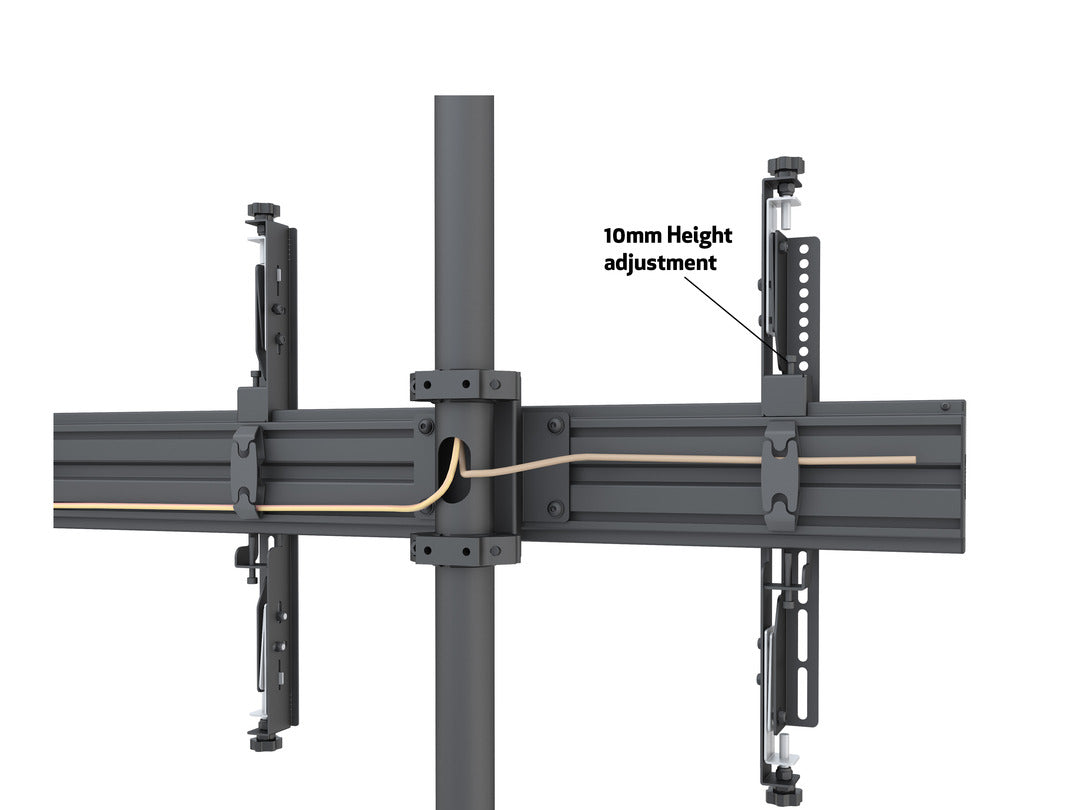 Multibrackets MBC4X4U Adjustable Display Ceiling Mount Pro Ceiling Mount Bracket Multibrackets