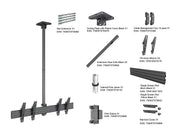 Multibrackets MBC2X1U Display Ceiling Mount Pro Ceiling Mount Bracket Multibrackets