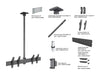 Multibrackets MBC2X1U Display Ceiling Mount Pro Ceiling Mount Bracket Multibrackets