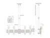 Multibrackets MBC2X1U Display Ceiling Mount Pro Ceiling Mount Bracket Multibrackets