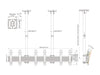Multibrackets MBC3X1U Display Ceiling Mount Pro Ceiling Mount Bracket Multibrackets