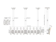 Multibrackets MBC5X1UP Display Ceilingmount Pro Ceiling Mount Bracket Multibrackets