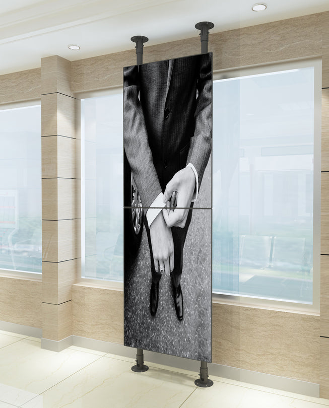 Multibrackets MBFC2P2UPHD M Floor to Ceiling Mount Pro - Up to 55"-75" Screen Floor to Ceiling Display Mount Multibrackets