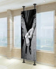 Multibrackets MBFC2P2UPHD M Floor to Ceiling Mount Pro - Up to 55"-75" Screen Floor to Ceiling Display Mount Multibrackets