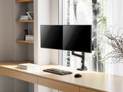 Multibrackets M Deskmount Dual Stacked Pole Monitor Mount for 15"–30" Monitors | 7350022737976
