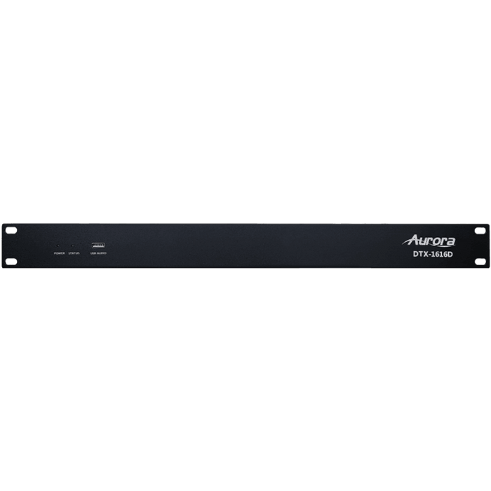 Aurora DTX-1616D 16x16 Dante DSP with 16x16 analog in and out Processor Aurora