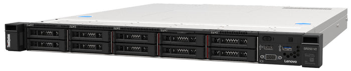 Lenovo ThinkSystem SR250 V2 Rack (1U) Intel Xeon E E-2378 2.6 GHz 32 GB DDR4-SDRAM 450 W Server | 7D7QA031EA Server Lenovo