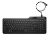 HP 400 Backlit Wired Keyboard – Full-Size, Quiet Keys | 7N7C0AA