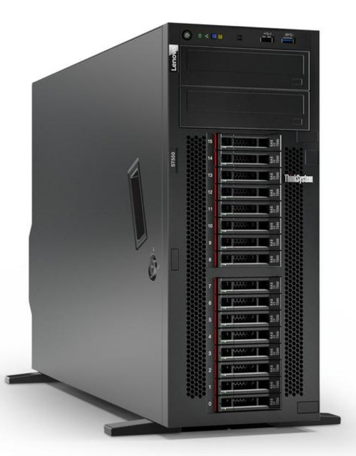 Lenovo ThinkSystem ST550 Tower (4U) Intel Xeon Silver 4208 2.1 GHz 32 GB DDR4-SDRAM 750 W Server | 7X10A0F4EA Server Lenovo