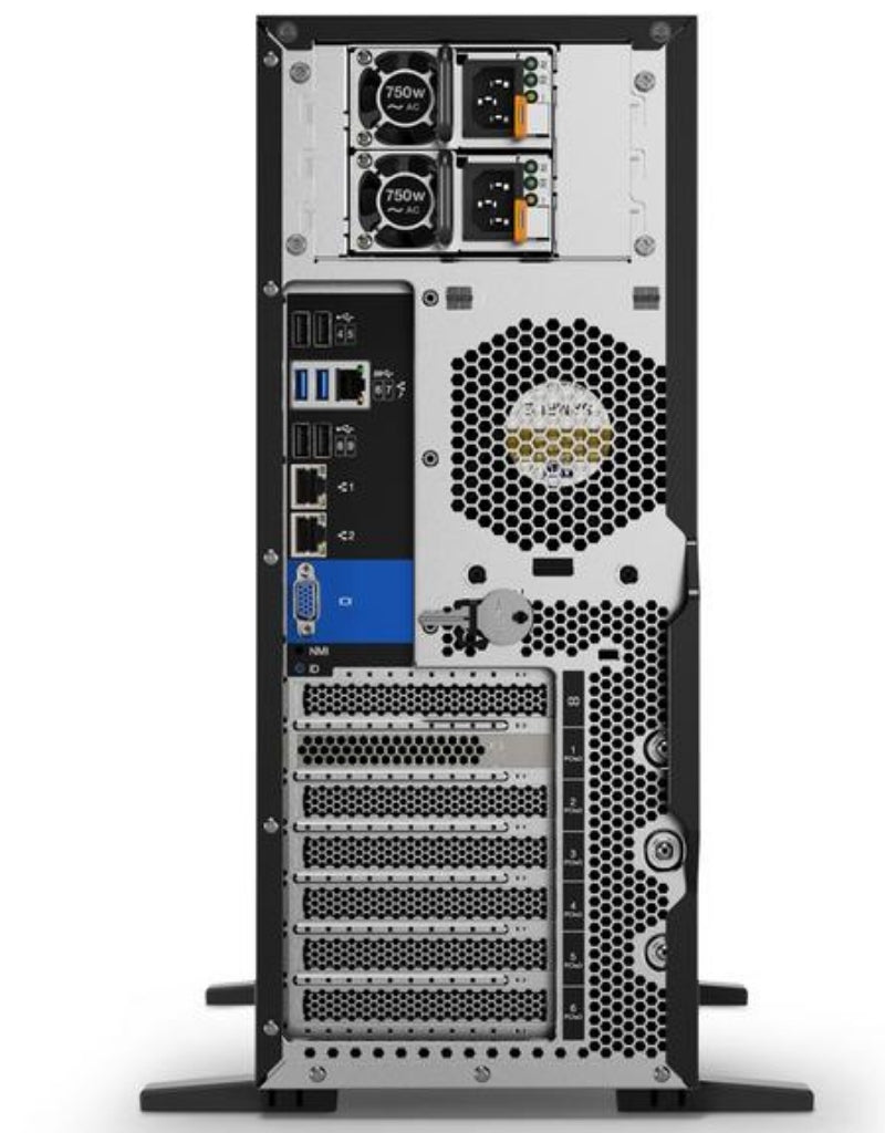 Lenovo ThinkSystem ST550 Tower (4U) Intel Xeon Silver 4208 2.1 GHz 32 GB DDR4-SDRAM 750 W Server | 7X10A0F4EA Server Lenovo