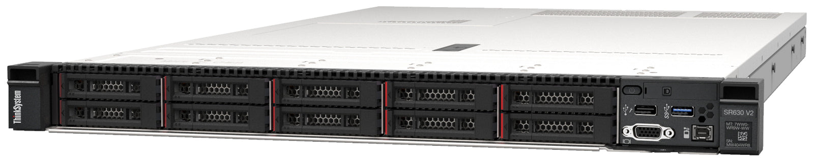 Lenovo ThinkSystem SR630 V2 Rack (1U) Intel Xeon Silver 4309Y 2.8 GHz 32 GB DDR4-SDRAM 1100 W Server | 7Z71A088EA Server Lenovo
