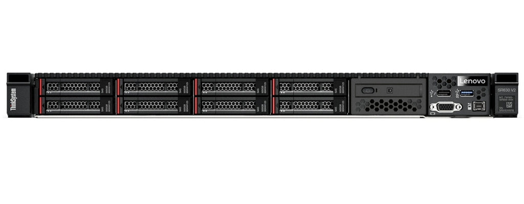 Lenovo ThinkSystem SR630 V2 Rack (1U) Intel Xeon Silver 4314 2.4 GHz 32 GB DDR4-SDRAM 1100 W Server | 7Z71A08AEA Server Lenovo