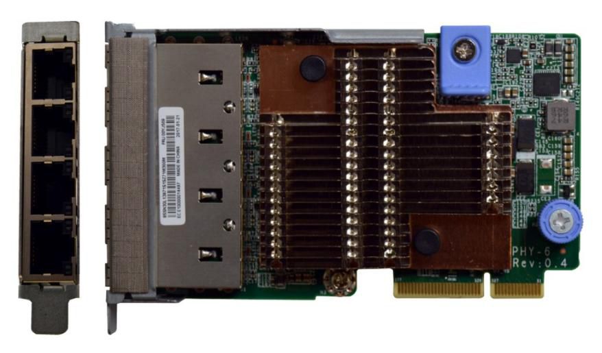 Lenovo ThinkSystem 10Gb 4-port 10GBASE-T LOM | 7ZT7A00549 Network Card Lenovo
