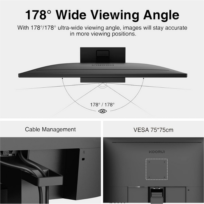 Koorui N01 27" 100Hz Full HD Gaming Monitor Gaming Monitor Koorui