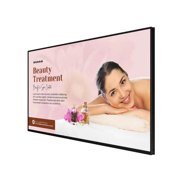 Moove 75 Inch High Brightness Digital Signage Display 700 cd/m² Android 14 - 4K Ultra HD Commercial Monitor High Brightness Digital Signage ScreenMoove