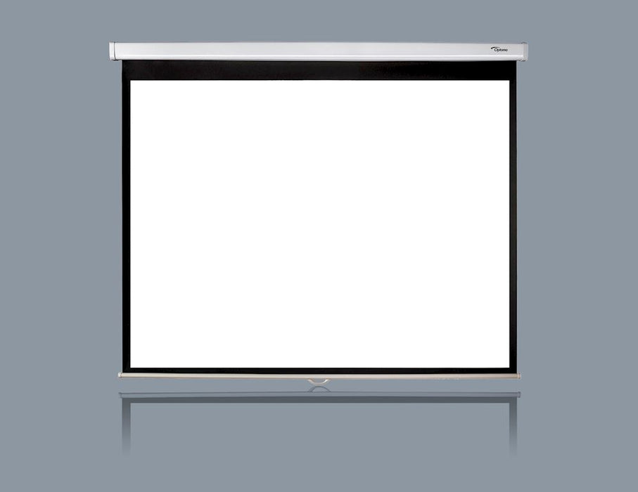 Optoma DS-3100PMG+ Manual Pull Down Projector Screen - 4:3 Ratio 203 x 152cm