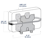 Ergotron Desk-Mounted CPU Holder Black - 80-107-200 Mounting Kit Ergotron
