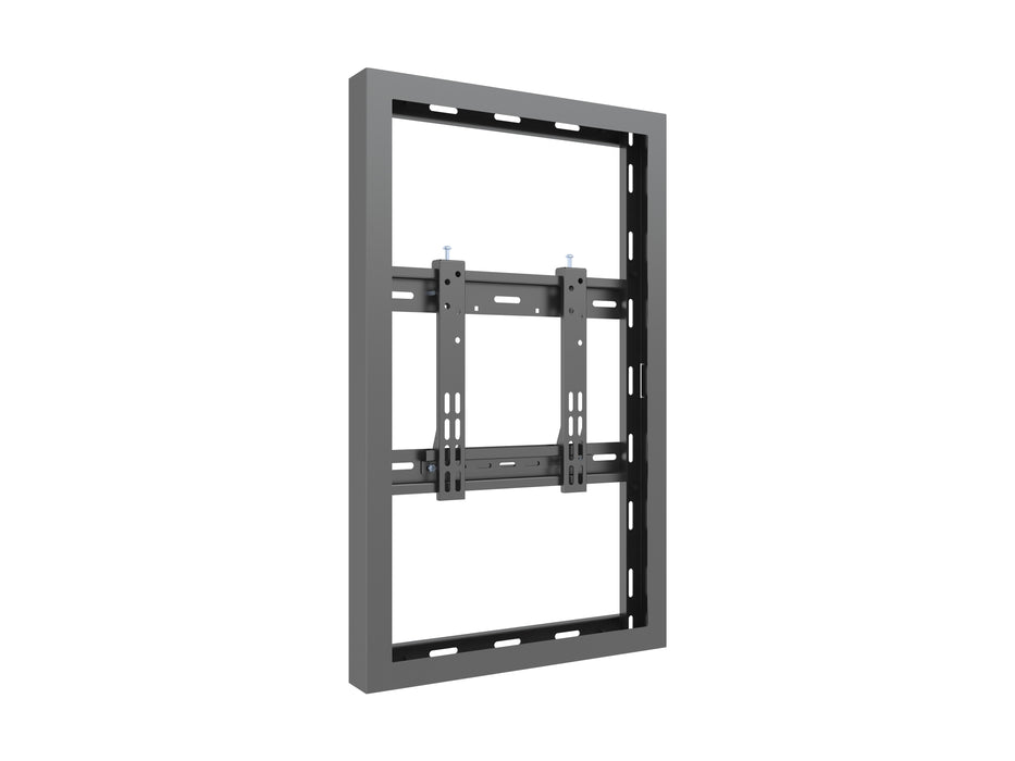 Multibrackets M Pro Series Enclosure 32" Wall Slim Small Black Signage Display Enclosures Multibrackets