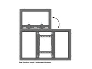 Multibrackets M Pro Series Enclosure 32" Wall Slim Small Black Signage Display Enclosures Multibrackets