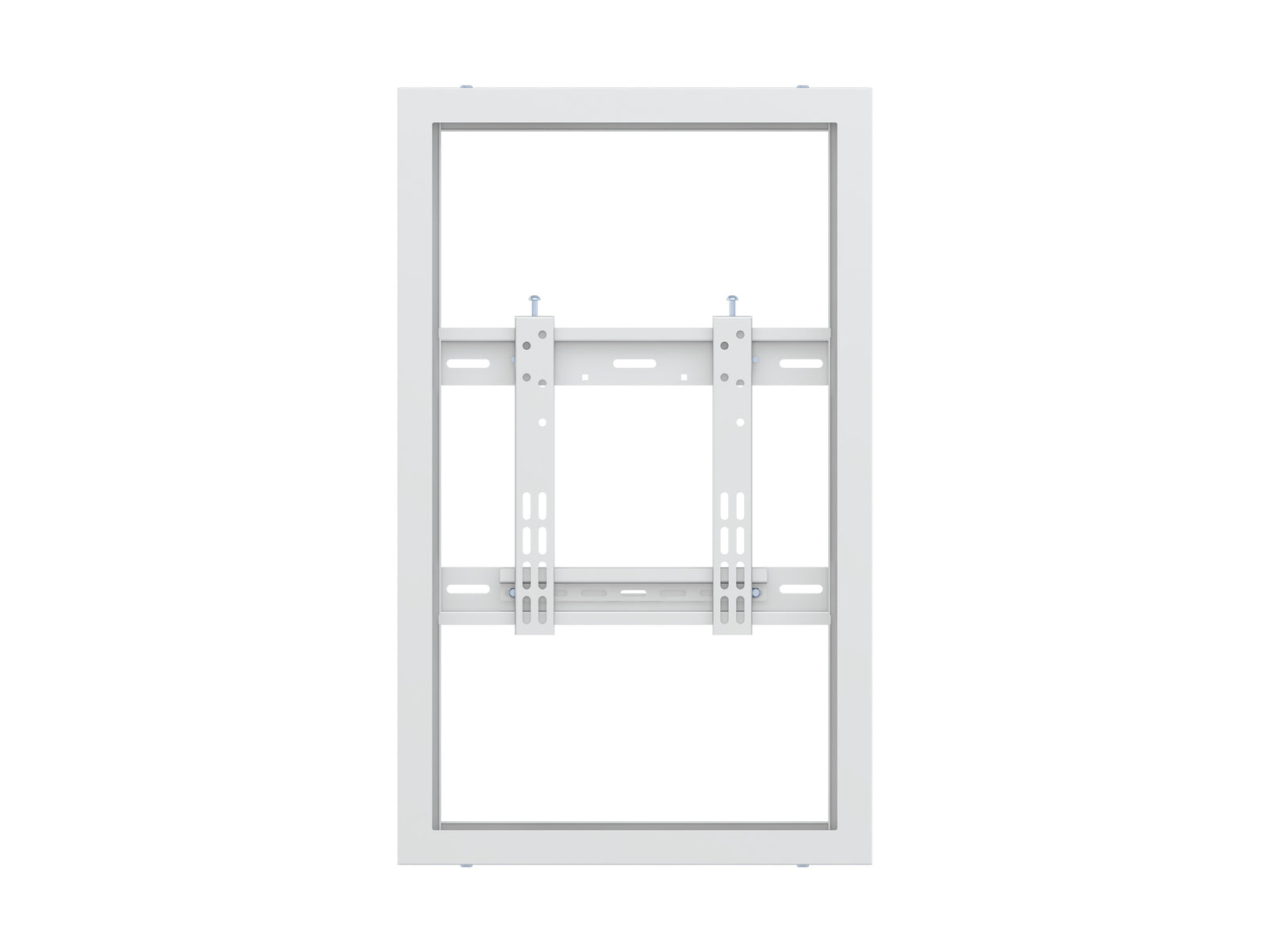 Multibrackets M Pro Series Enclosure 32" Wall Slim Small White Signage Display Enclosures Multibrackets