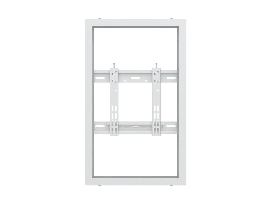 Multibrackets M Pro Series Enclosure 32" Wall Slim Small White Signage Display Enclosures Multibrackets