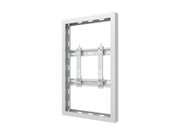 Multibrackets M Pro Series Enclosure 32" Wall Slim Small White Signage Display Enclosures Multibrackets