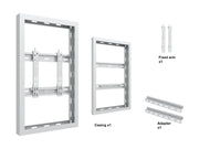Multibrackets M Pro Series Enclosure 32" Wall Slim Small White Signage Display Enclosures Multibrackets
