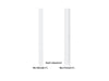 Multibrackets M Pro Series Enclosure 32" Wall Slim Small White Signage Display Enclosures Multibrackets