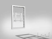 Multibrackets M Pro Series Enclosure 32" Wall Slim Small White Signage Display Enclosures Multibrackets