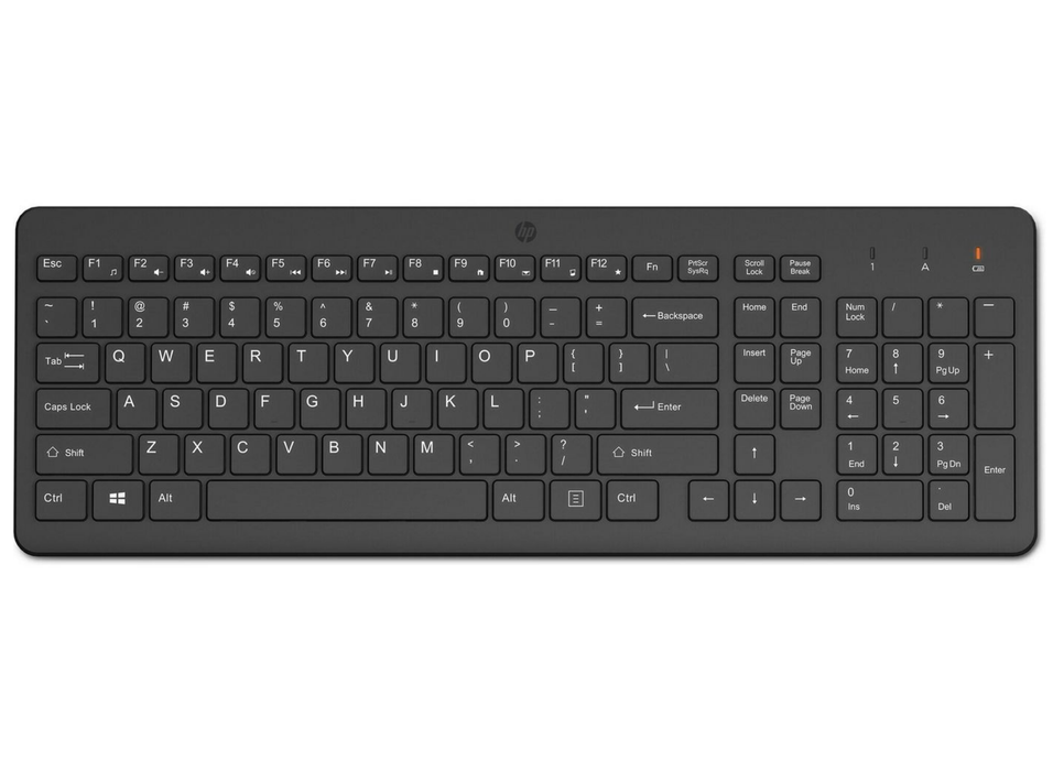 HP 220 Full-Size Wireless Keyboard – Low-Profile Keys | 805T2AA#ABF Keyboard & Mouse HP