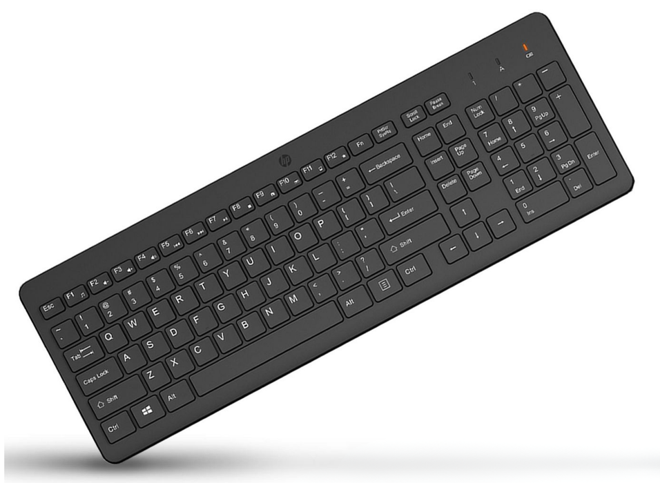 HP 220 Wireless Keyboard – 2.4GHz, Full-Size Chiclet Keys | 805T2AA#AKC