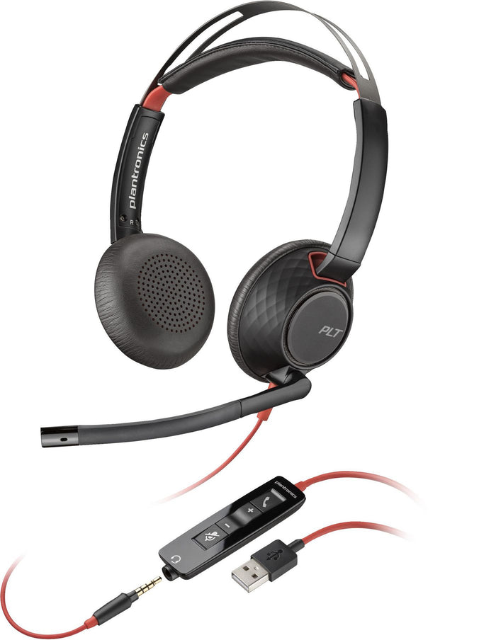 Poly Blackwire 5220 Stereo USB-A Headset | 80R97A6 Headset Poly