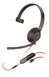 Poly Blackwire 5210 Wired Black Headset