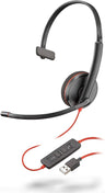 Poly Blackwire 3210 Wired Black Headset