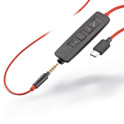 Poly Blackwire 3220 Wired Black Headset Headset Poly