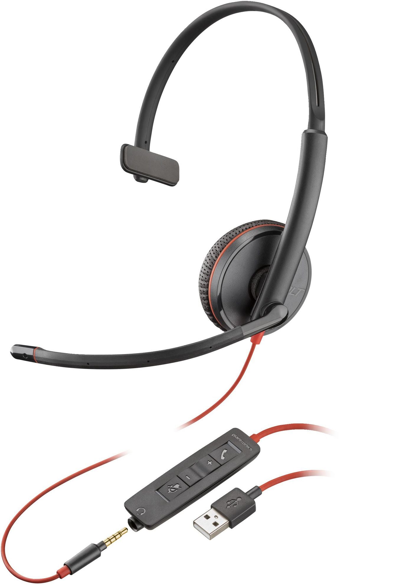 Poly Blackwire 3215 Monaural USB-A Headset Headset Poly