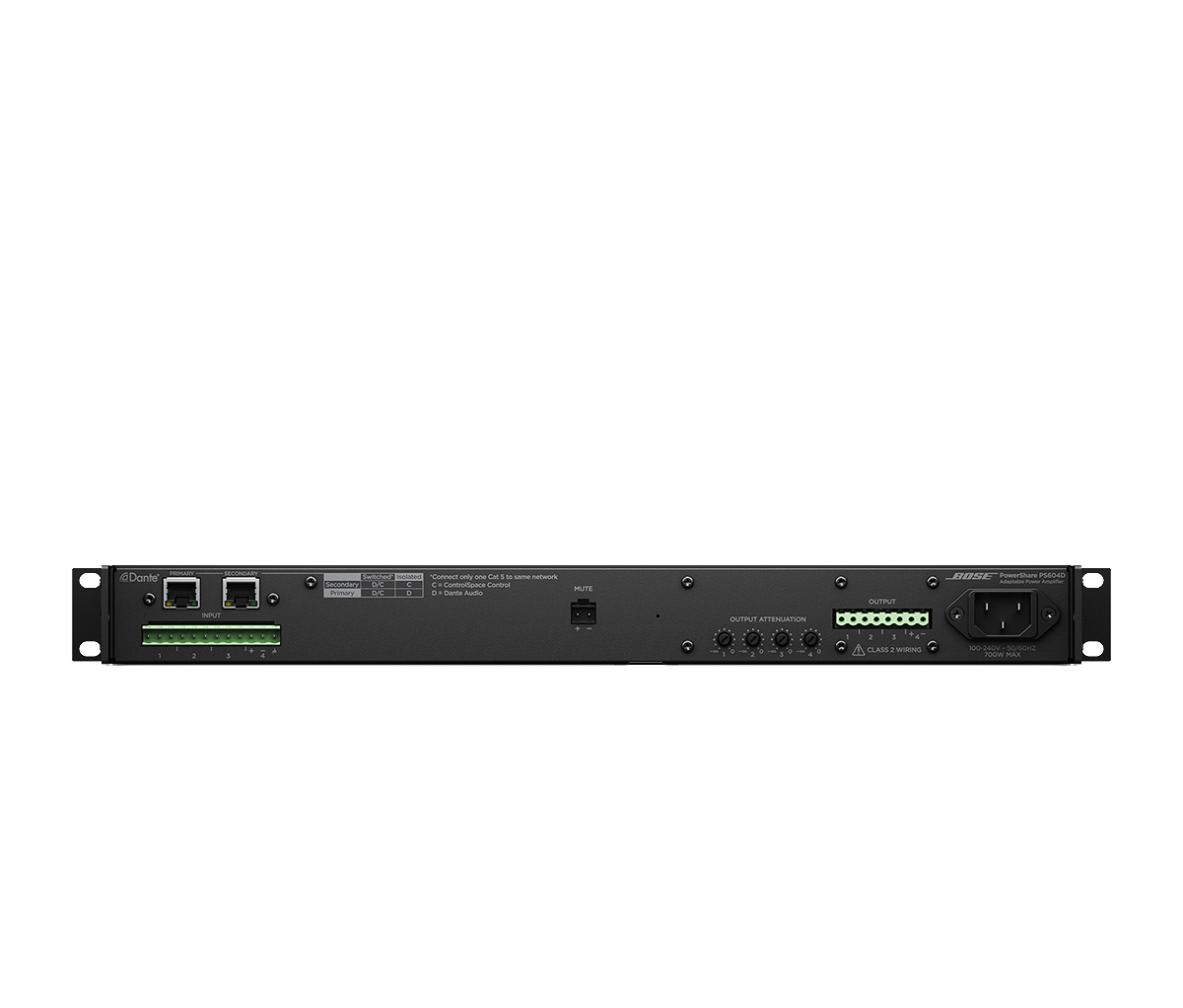 BOSE PowerShare PS604D Adaptable Power Amplifier | 813403-2310 Audio Amplifier BOSE