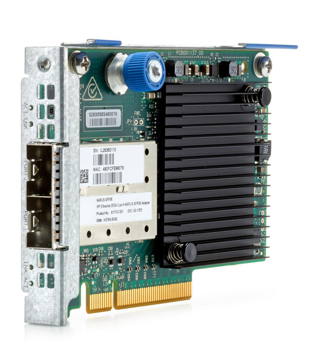 HPE Ethernet 10/25Gb 2-port 640FLR-SFP28 Adapter | 817749-B21 Network Card Hewlett Packard Enterprise
