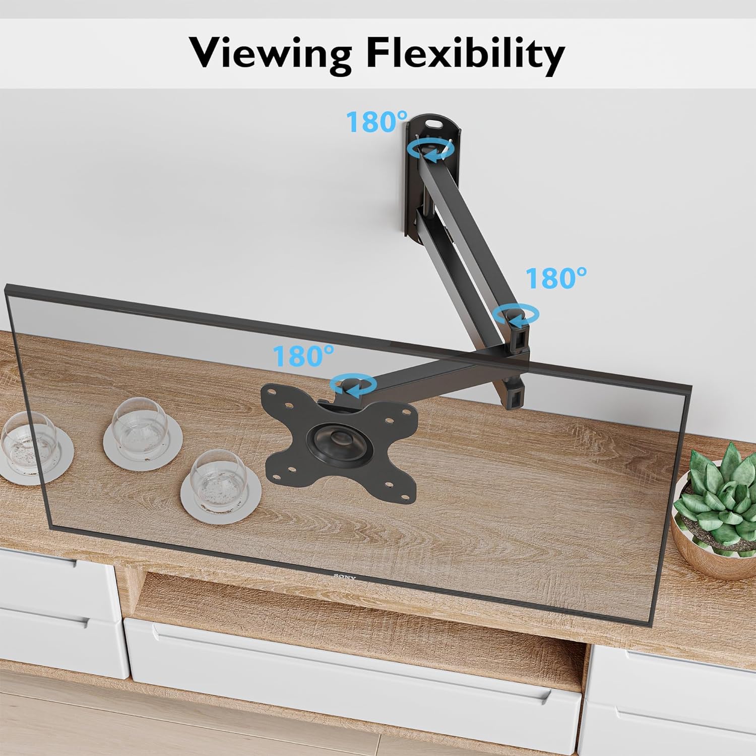 Moove 13" - 30" Full Motion Articulating TV Wall Mount Bracket Wall Mount Bracket Moove AVMounts