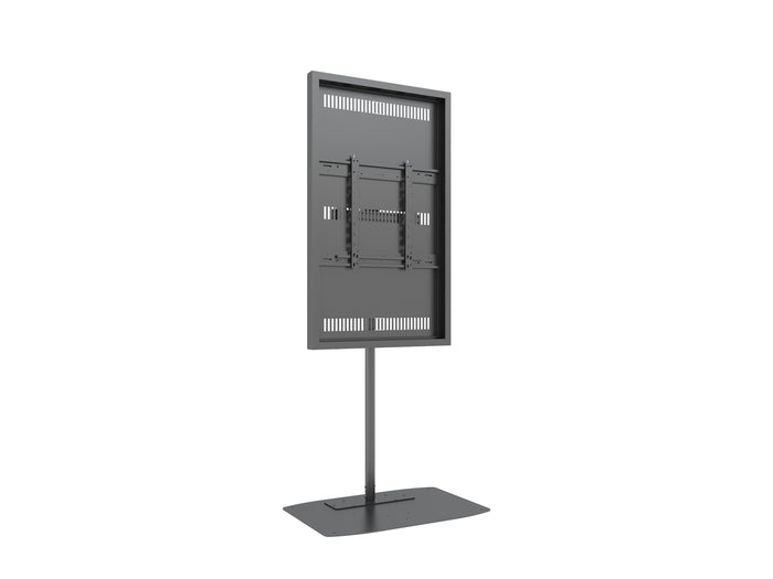 Multibrackets M Pro Series Enclosure 55" Single Pole Slim Floorbase Signage Display Enclosures Multibrackets