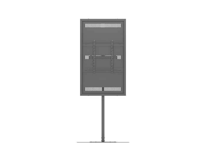 Multibrackets M Pro Series Enclosure 55" Single Pole Slim Floorbase Signage Display Enclosures Multibrackets