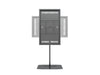 Multibrackets M Pro Series Enclosure 55" Single Pole Slim Floorbase Signage Display Enclosures Multibrackets