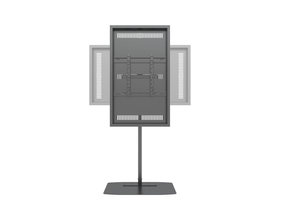Multibrackets M Pro Series Enclosure 55" Single Pole Slim Floorbase Signage Display Enclosures Multibrackets