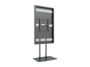 Multibrackets M Pro Series Enclosure 65" Dual Pole Slim Floorbase Signage Display Enclosures Multibrackets
