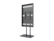 Multibrackets M Pro Series Enclosure 65" Dual Pole Slim Floorbase Signage Display Enclosures Multibrackets
