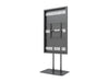 Multibrackets M Pro Series Enclosure 65" Dual Pole Slim Floorbase Signage Display Enclosures Multibrackets
