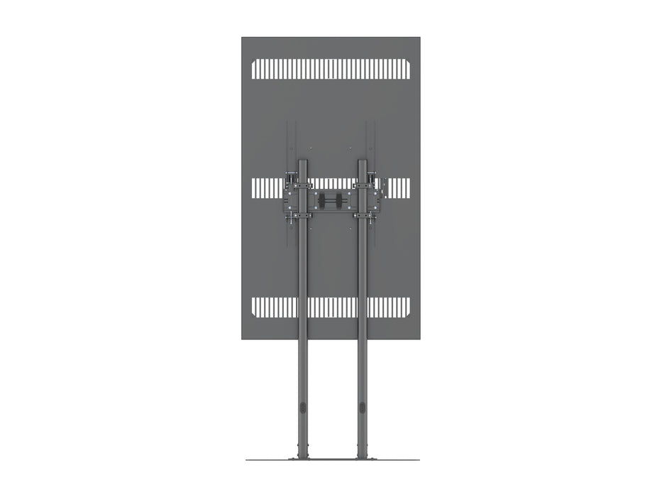 Multibrackets M Pro Series Enclosure 65" Dual Pole Slim Floorbase Signage Display Enclosures Multibrackets